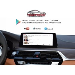 CarPlay Ai BOX with Android system and built in Wireless Apple CarPlay for BMW 5 Series G30 2016-2019