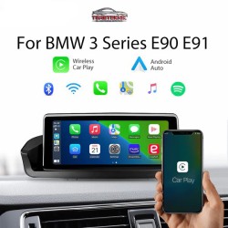BMW 3 Series E90, E91, E92, E93 Wireless Car Play / Android Auto Head Unit
