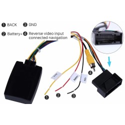 RGB to CVBS canbus adapter for VW Original back camera