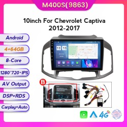 Chevrolet Captiva 1 2011 - 2016 Android Head Unit with free wireless Apple Car Play